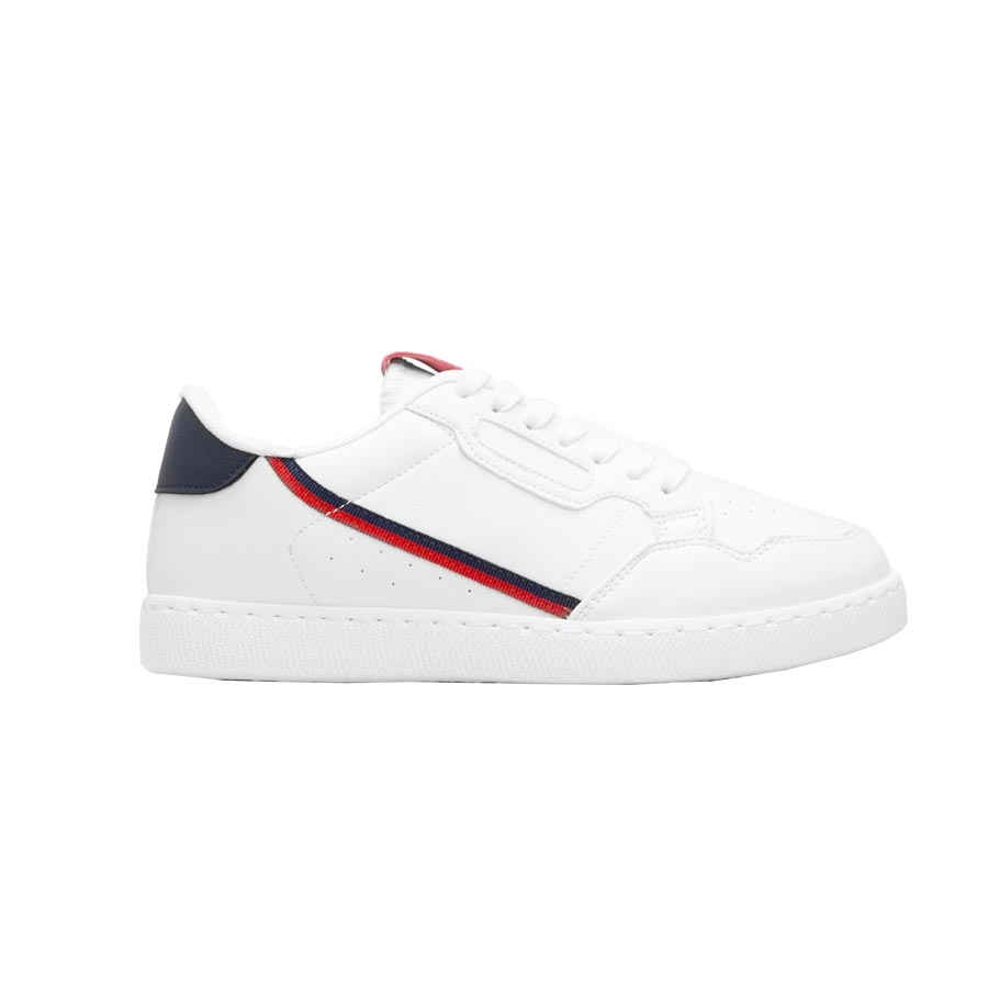 Ανδρικά sneakers μονόχρωμα Λευκό/Μπλε