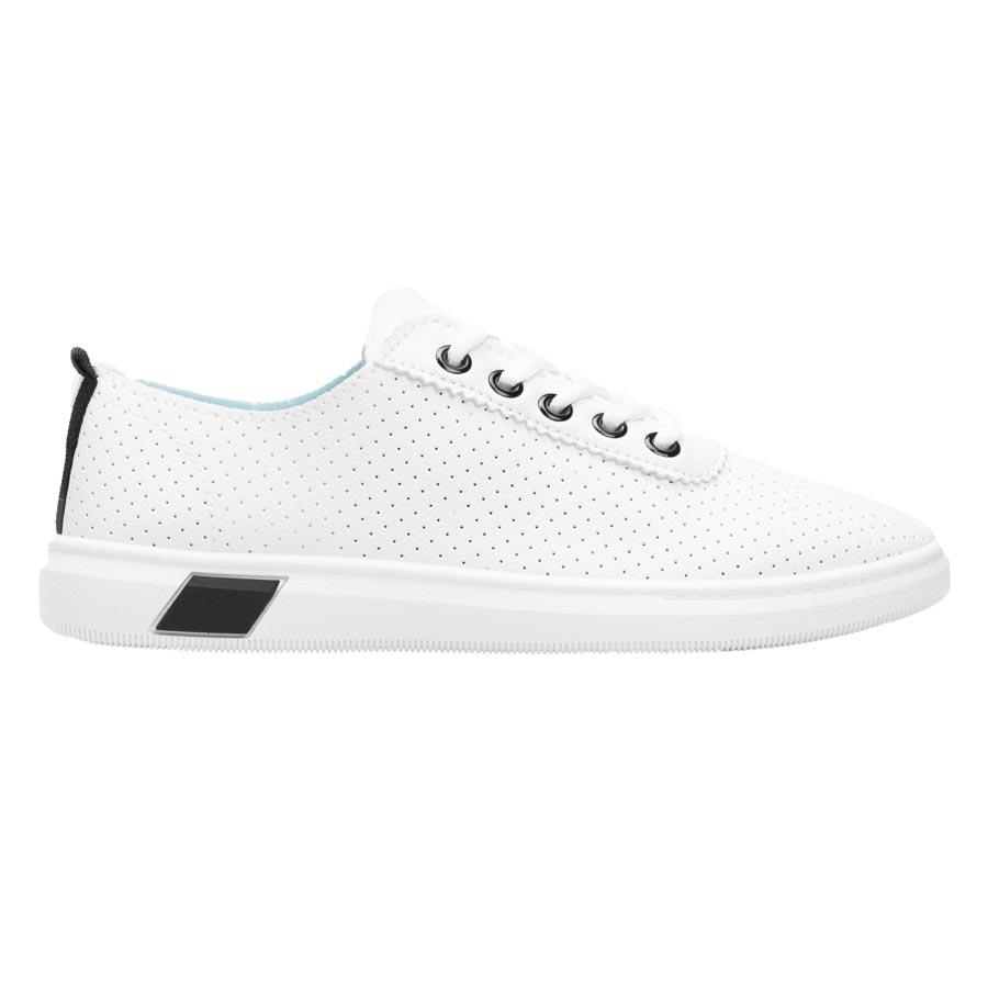 Γυναικεία sneakers με δίχρωμο σχέδιο Λευκό/Μαύρο