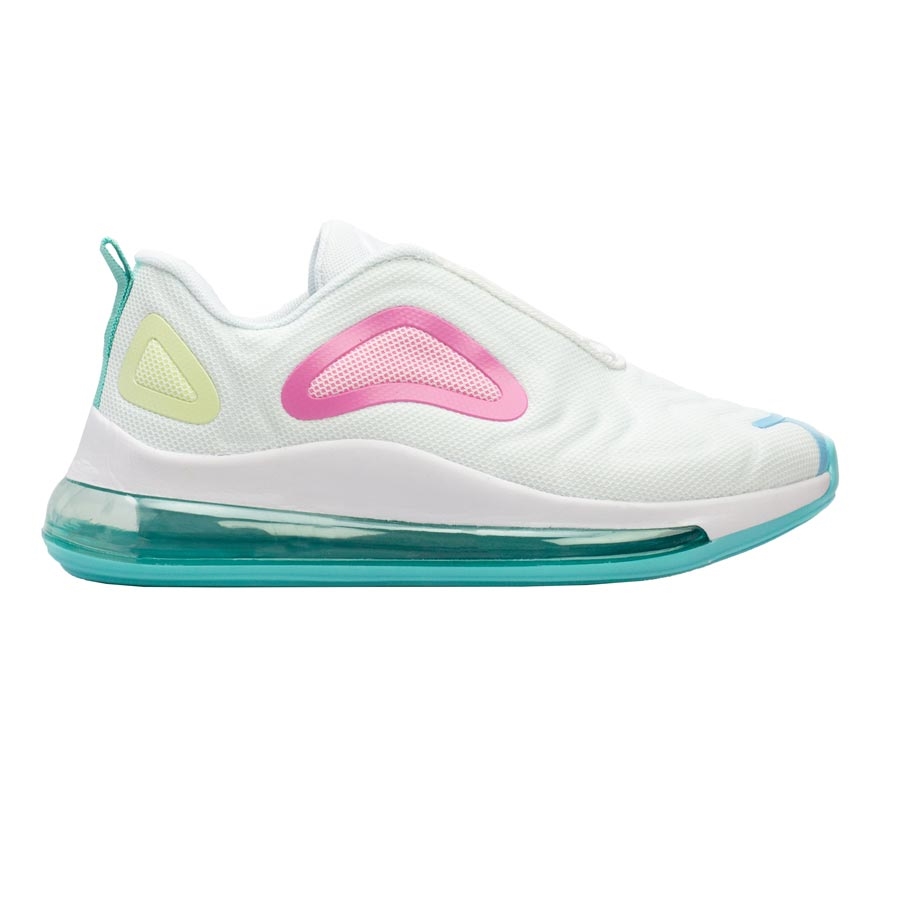 Γυναικεία sneakers με αερόσολα Λευκό/Ροζ
