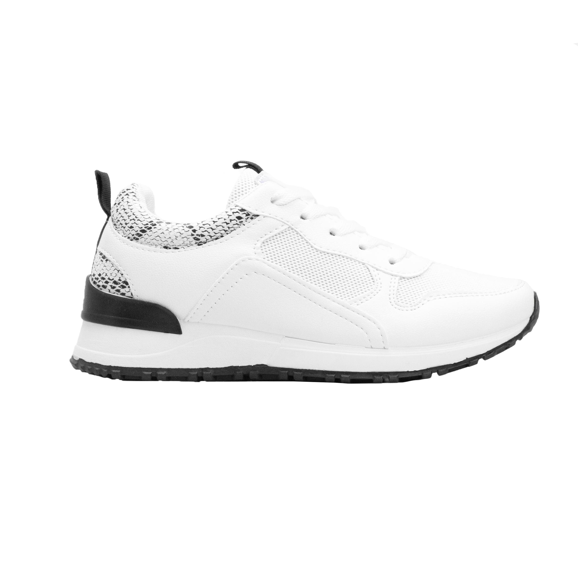Γυναικεία sneakers με δίχρωμο σχέδιο Λευκό
