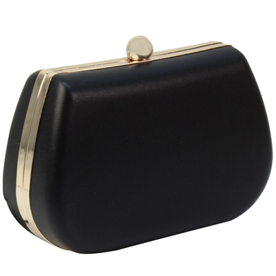 Φάκελοι clutch με σχέδιο αχιβάδα Μαύρο μαύρο