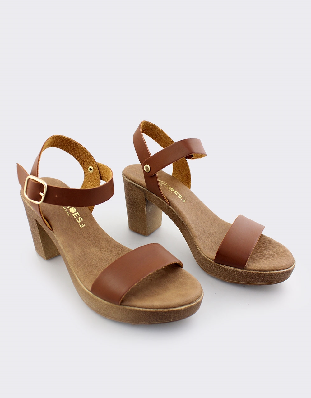 Inshoes Gr Gynaikeia Pedila Dermatina Monoxrwma Inshoes Gr Kafe