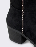 Εικόνα από Γυναικείες μπότες με λεπτομέρεια Μαύρο