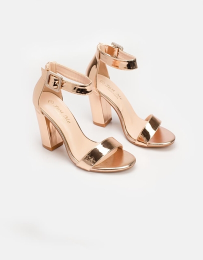 Εικόνα της Γυναικεία πέδιλα μονόχρωμα Σαμπανί