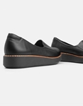 Εικόνα από Μονόχρωμα loafers σε απλή γραμμή Μαύρο