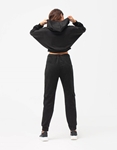 Εικόνα από Σετ casual crop ζακετάκι & παντελόνι cargo Μαύρο
