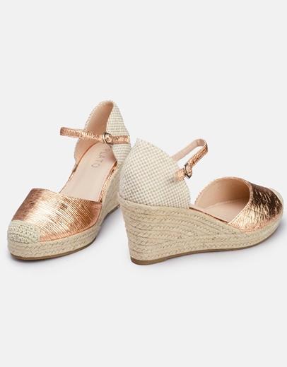 Εικόνα της Γυναικείες εσπαντρίγιες με μπαρέτα Σαμπανί