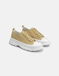 Εικόνα από Γυναικεία sneakers με διχρωμία Μπεζ