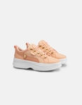 Εικόνα από Γυναικεία sneakers basic με διάτρητο σχέδιο Ροζ