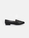 Εικόνα από Flat loafers σε απλή γραμμή Μαύρο