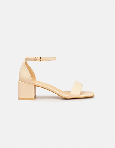 Εικόνα της Γυναικεία πέδιλα με μπαρέτα Μπεζ