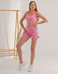 Εικόνα από Σετ activewear σόρτς & crop top Ροζ
