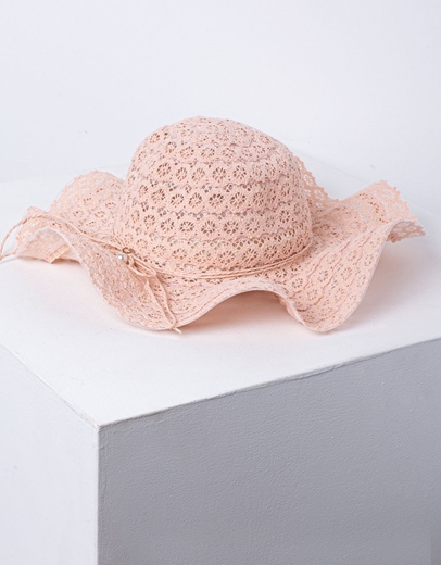 Εικόνα της Γυναικείο καπέλο με κυματιστό σχέδιο Ροζ