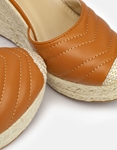 Εικόνα από Γυναικείες εσπαντρίγιες lace up με καπιτονέ σχέδιο Ταμπά
