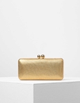 Εικόνα από Γυναικεία τσάντα clutch με αλυσίδα Χρυσό