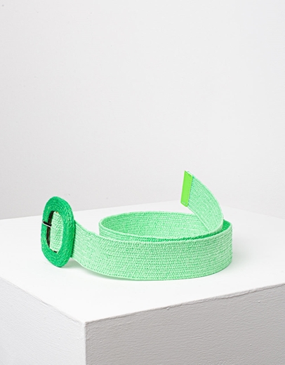 Εικόνα της Γυναικείες ζώνες με στρογγυλό τοκά Πράσινο