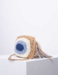Εικόνα από Γυναικεία τσάντα μάτι ώμου & χιαστί με κρόσια Πούρο