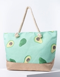 Εικόνα από Γυναικεία τσάντα θαλάσσης με σχέδιο Πράσινο