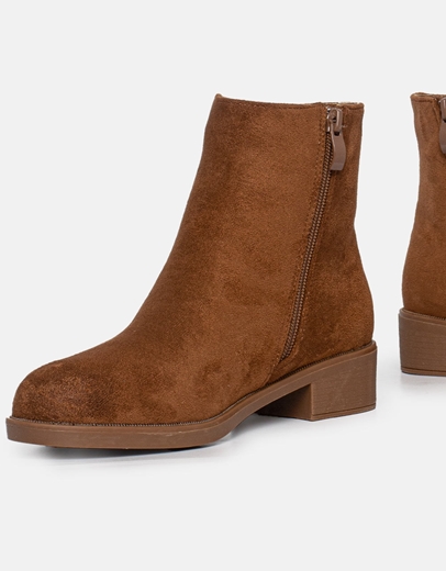 Εικόνα της Γυναικεία μποτάκια suede Ταμπά