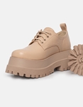 Εικόνα από Γυναικεία loafers με διπλή σόλα Nude