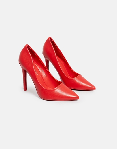 Εικόνα της Γυναικείες γόβες με λεπτό τακούνι Κόκκινο