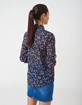Εικόνα από Γυναικείο πουκάμισο με μοτίβο Μπλε