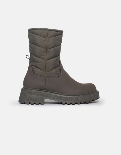 Εικόνα της Γυναικεία μποτάκια apres ski Χακί