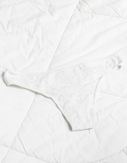 Εικόνα της Γυναικεία βαμβακερά στρινγκ Γκρι