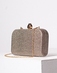 Εικόνα από Γυναικεία τσάντα clutch με glitter Χρυσό