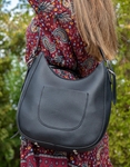 Εικόνα από Γυναικεία τσάντα ώμου & χιαστί με πορτοφόλι Μαύρο