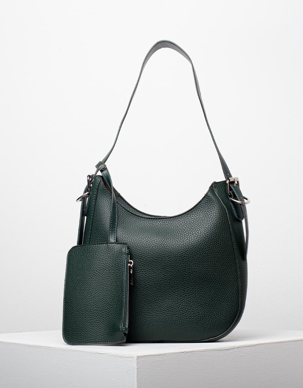 Εικόνα από Γυναικεία τσάντα ώμου & χιαστί με πορτοφόλι Πράσινο