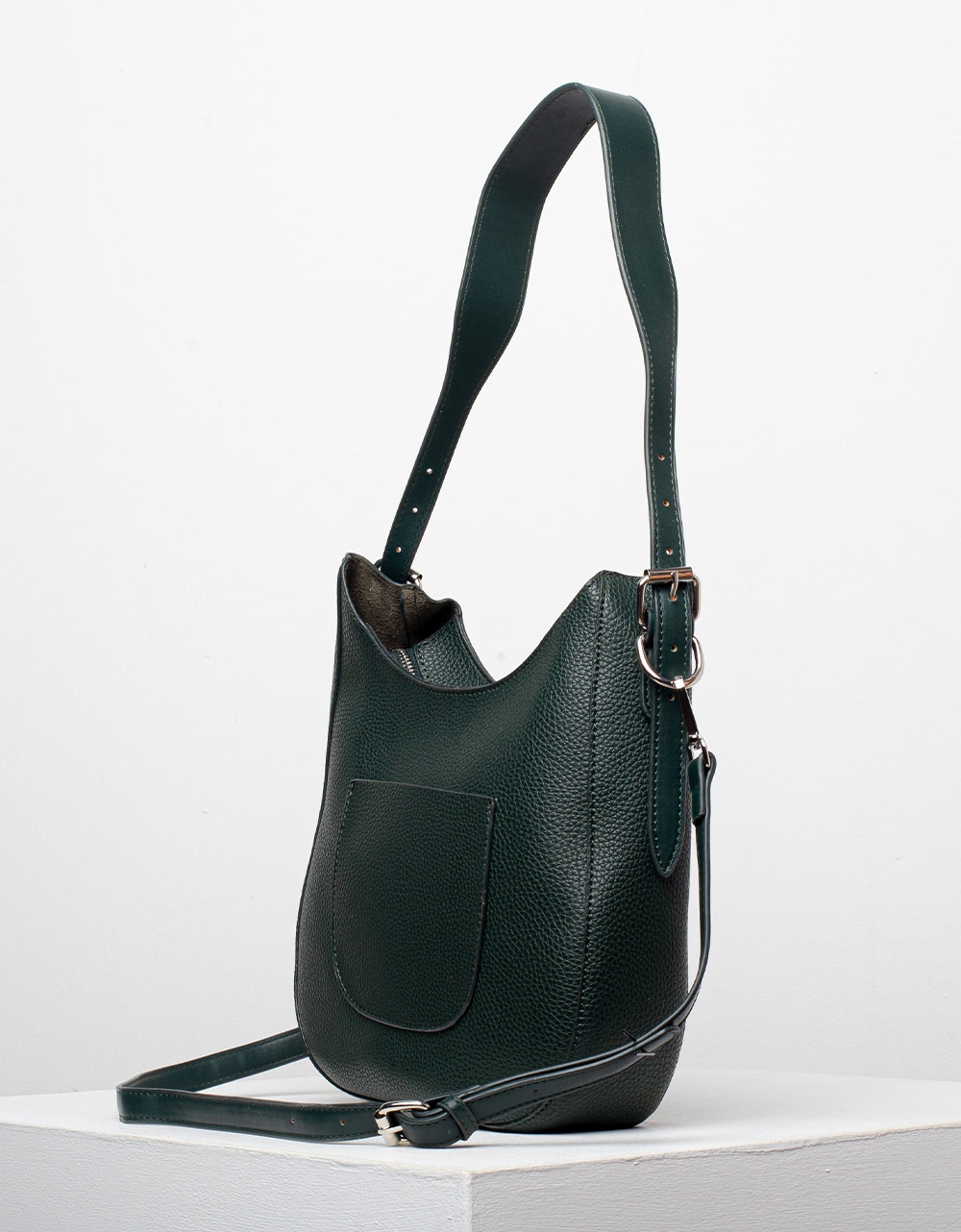 Εικόνα από Γυναικεία τσάντα ώμου & χιαστί με πορτοφόλι Πράσινο