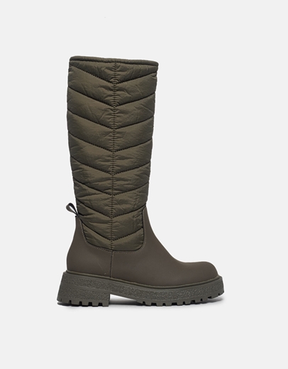 Εικόνα της Γυναικείες μπότες γαλότσες apres ski Χακί