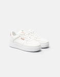 Εικόνα από Γυναικεία sneakers με διπλή σόλα Λευκό/Ροζ