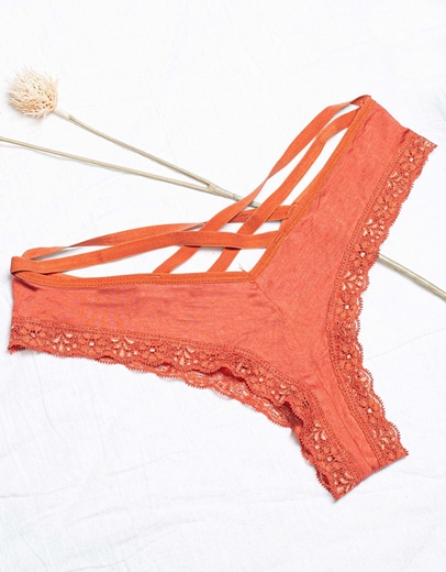 Εικόνα της Γυναικείο brazil με σχέδιo Σομόν