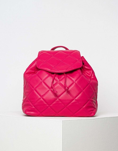Εικόνα της Σακίδιο πλάτης πουγκί με διακοσμητικές ραφές Ροζ