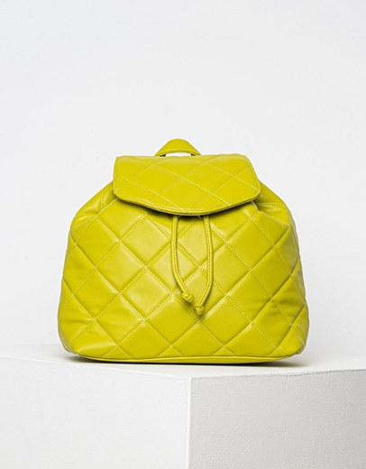 Εικόνα της Σακίδιο πλάτης πουγκί με διακοσμητικές ραφές Πράσινο