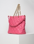 Εικόνα από Γυναικεία τσάντα ώμου με αλυσίδα Ροζ