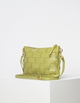Εικόνα από Γυναικεία τσάντα ώμου με πλέξη Πράσινο