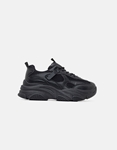 Εικόνα από Γυναικεία sneakers με κυματιστό σχέδιο στη σόλα Μαύρο
