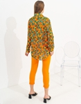Εικόνα από Floral πουκαμίσα Πορτοκαλί