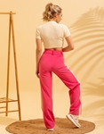 Εικόνα από Crop top ριπ κοντομάνικο με ζιβάγκο Μπεζ