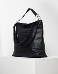 Εικόνα από Γυναικεία τσάντα χειρός με σχέδιο πλέξης Μαύρο
