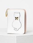 Εικόνα από Γυναικεία πορτοφόλια με σχέδιο γάτας Λευκό