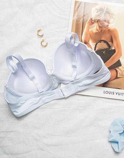Εικόνα της Σουτιέν push up με μπανέλα Λευκό