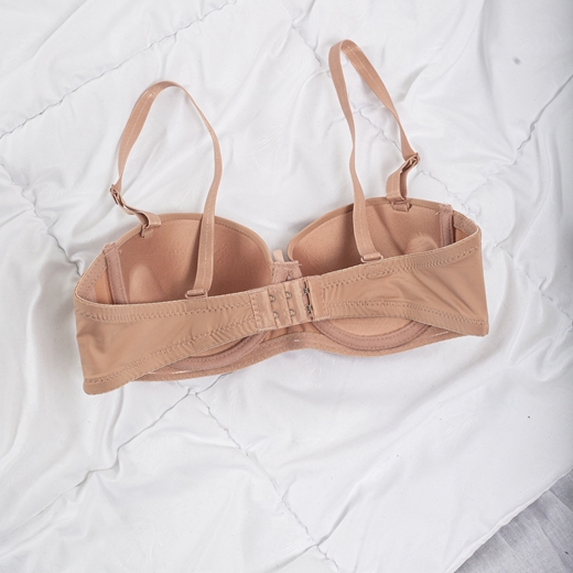 Εικόνα της Σουτιέν push up με μπανέλα Μπεζ