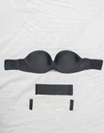 Εικόνα από Σουτιέν μονόχρωμο push up strapless Μαύρο