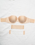 Εικόνα από Σουτιέν μονόχρωμο push up strapless Μπεζ