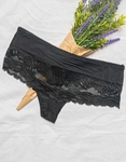 Εικόνα από Σλιπ corset με δαντέλα Μαύρο