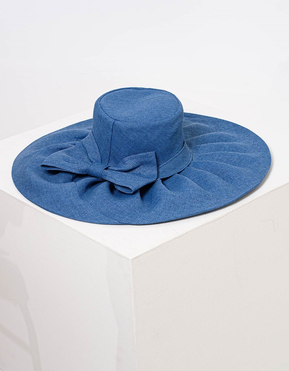 Εικόνα από Γυναικεία καπέλα με φιόγκο Μπλε